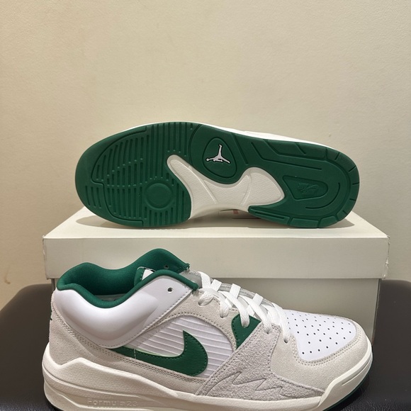 NIB Men Nike Jordan Stadium 90 White/Sail/Black/Clover DX4397 103 - Picture 5 of 7